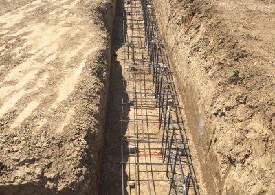 concrete footer